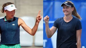 20.05.2024. Эрика Андреева - Фиона Ферро. WTA Strasbourg. Erika Andreeva - Fiona Ferro