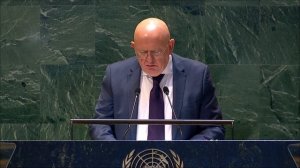 Remarks by PR Vassily Nebenzia at the UNGA Plenary Meeting in Memory of Pope Francis