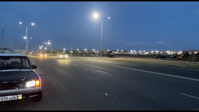 Нелегальные гонки в Астане
