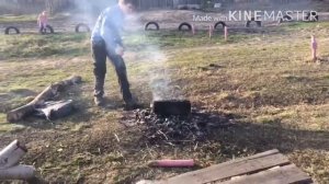 Эксперимент. Огонь зажигалка/ первое видео.