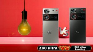 ZTE Z60 ultra Leading vs Nubia Z60 ultra: The Ultimate Flagship Battle!"