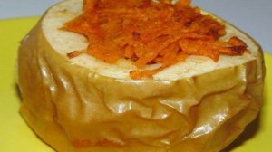 Яблоки запеченные с тертой тыквой