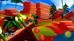 МУЛЬТИК ИГРА .ПРО МАШИНКИ В ДРЕВНЕМ МИРЕ, Веселые детские гонки FUN KID RACING  PREHISTORIC