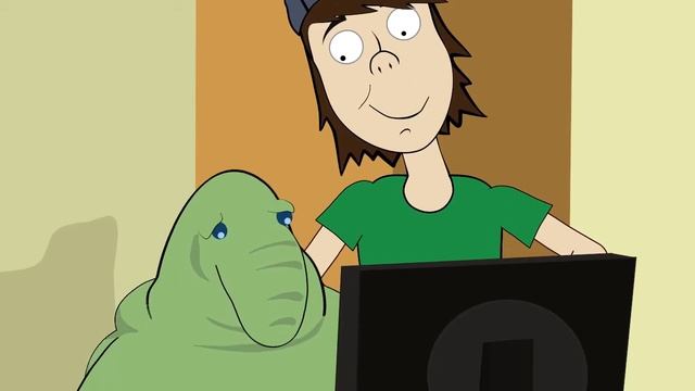 Ждун в гостях 2 сезон 1-я серия "Почему ждун зелёный" 1 часть #ждун смотреть онлайн