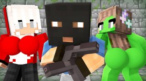 Джей Джей и Майки были похищены— Мультик с Персонажами Майнкрафт