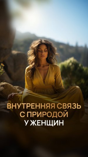 Внутренняя связь с природой у женщин