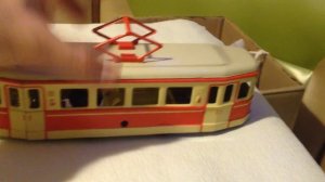 Заводная механическая игрушка -Трамвай.ГДР.Редкость