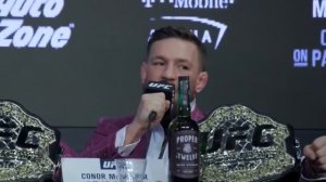 Конор и Хабиб бой, Хабиб наказал Конора за трёп