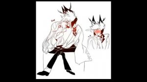 Чарли и Аластор клип на песню щёчки(загляни в описание)