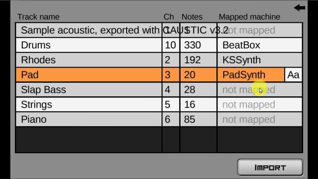 How to Import or Export MIDI Files in Caustic 3 [Tutorial by Ariix]