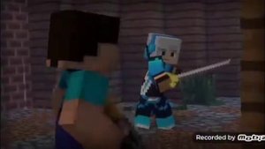 анимация Майнкрафт (под музыку я чувствую монстра)