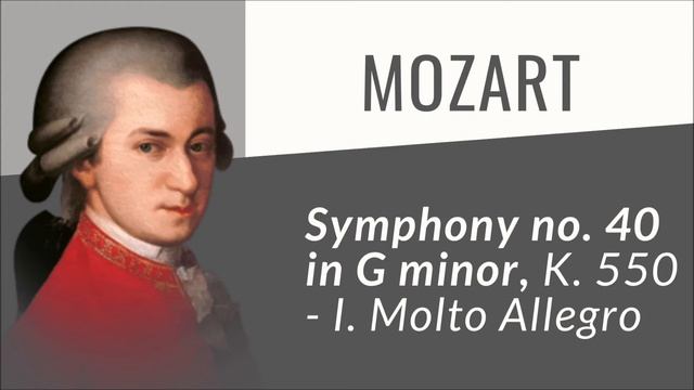 Mozart - Symphony no 40 in G minor, K 550 I Molto Allegro смотреть онлайн