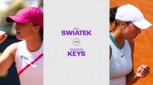 14.05.2024. Ига Швёнтек - Мэдисон Киз. WTA Rome. Iga Swiatek - Madison Keys