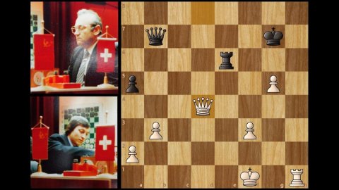 4-я партия Карпов - Корчной, матч на первенство мира 1981, Мерано. (1-0)