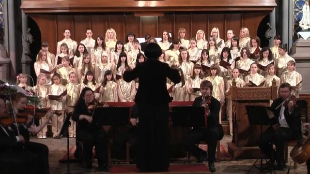 Pergolesi-Stabat Mater( №1)_ Киевский детский хор РАДОСТЬ_дирижёр ЛАРИСА САНЦЕВИЧ_