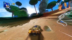 Team Sonic Racing - Соник - Обновлённая машина - Gameplay (ПК)