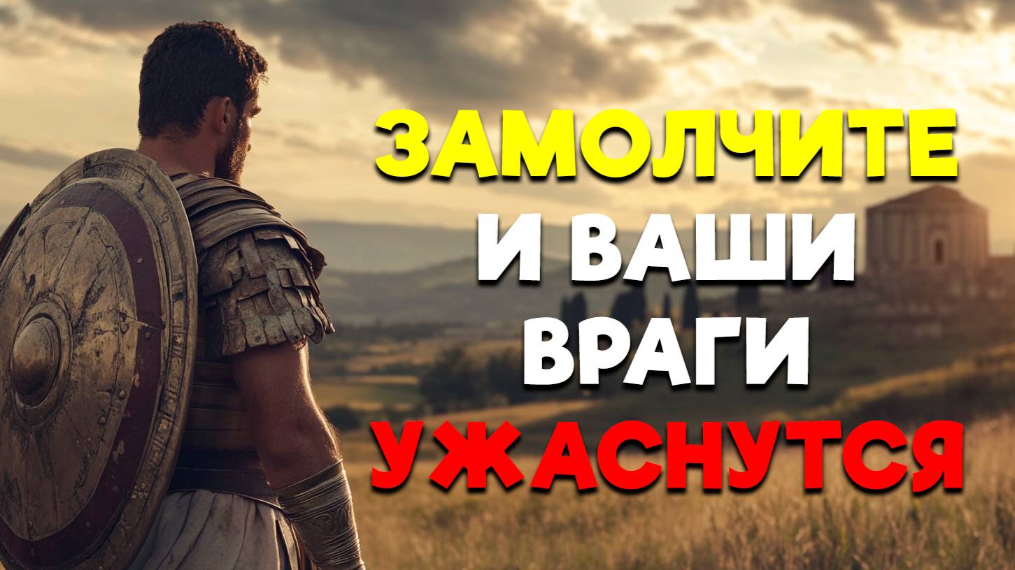 ОНИ БУДУТ БОЯТЬСЯ! Сделайте это и ваши враги задрожат! | Стоицизм.