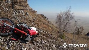Хонда XR650R на эндуро трассе в Вершино-Бидже