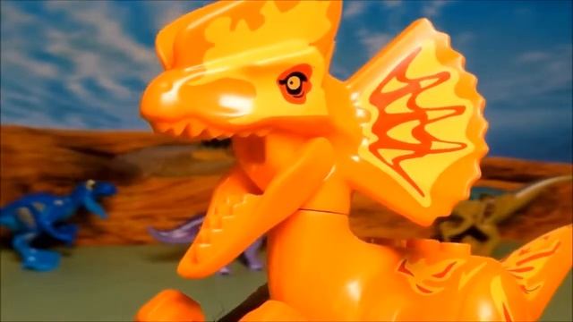 New 8 Colorful Lego Dinosaurs Toys Jurassic World Tyrannosaurus Indominus Rex Velociraptor смотреть онлайн