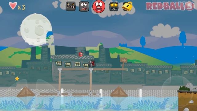 ВАУ ! НОВЫЙ ! Red Ball 5 ! КРАСНЫЙ ШАРИК ! веселая игра ! Мультик ! смотреть онлайн