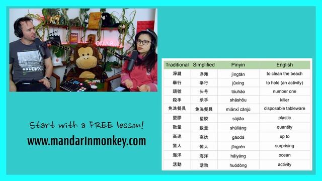 #244 - CLEAN THE BEACHES | STORY | MANDARIN & ENGLISH PODCAST