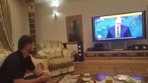 Кадыров у себя дома любительское видео