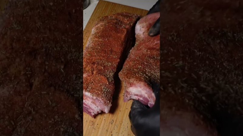ЗАПЕКАЮ СВИНУЮ БРЮШИНУ! простой и вкусный #рецепт #мясо #вдуховке #ужин #свинина #pork #сало