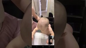 На видео связи с бабушкой Олей