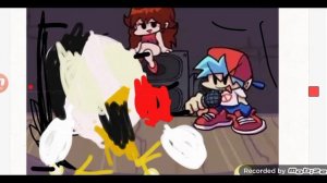 петушок гличт против бф фнф глитч вирус чикен ган