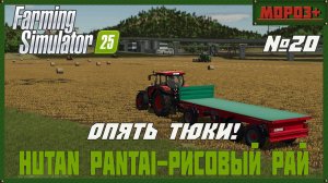 🟢Farming Simulator 25🟢. Карта  Hutan Pantai-Рисовый рай,  №20 Опять тюки!