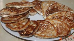 Творожные оладьи с грецким орехом