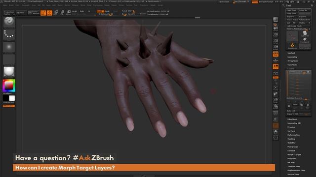 #AskZBrush: “How can I create Morph Target Layers?”