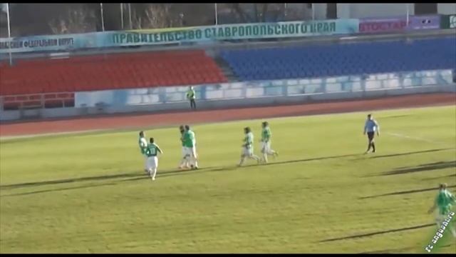 Видеообзор матча 16-го тура "Машук-КМВ" vs "АНГУШТ" 1-1 смотреть онлайн