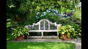 🌷 100 Идей для сада: Красивые лавочки и скамейки в саду с цветами