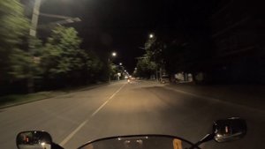 На мотоцикле по ночному Краснодару! Мото покатушки Honda VFR800