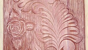 плоскорельефная резьба по дереву (2 часть)