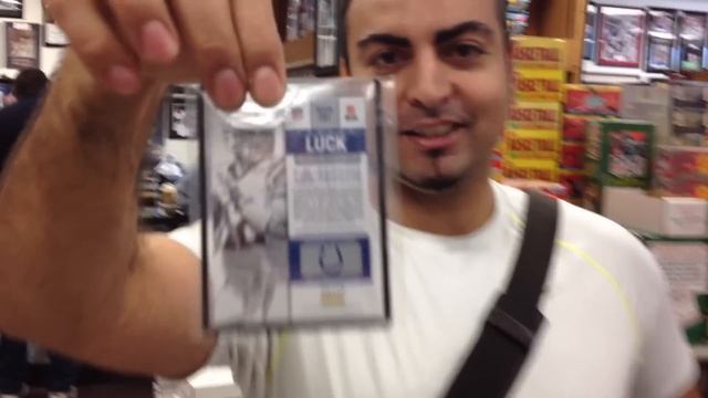 Andrew Luck Cracked Ice Pulled at Sbaycards.com