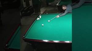 Тестирование бильярдного кия Г. Баринова (поповка) с наклейкой от Вараксина. +bonus Диана Миронова