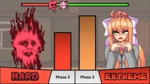 СЕНПАЙ VS МОНИКА КТО СИЛЬНЕЕ ???