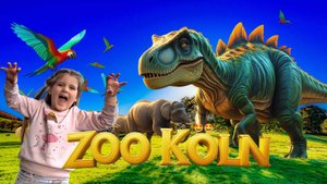 ЗООПАРК с МЕГА-Динозаврами | Сюрприз в кафе