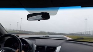 Нарезка с трек дня на трассе Игора драйв в дождь.
