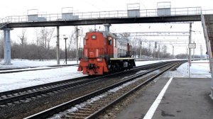 Тепловоз ТЭМ2-6383. Резервом.