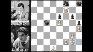 Последняя, 24-я партия Каспаров - Карпов, матч на первенство мира 1987 года, Севилья. (1-0)