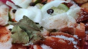 Хек запечённый с овощами