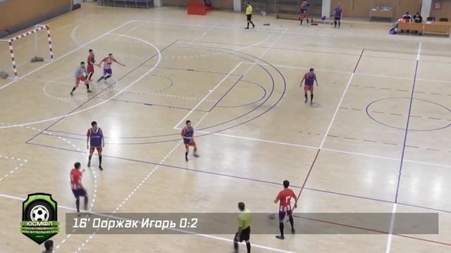 XII Чемпионат ЮСМФЛ. Высшая лига. Звезда - Догээ 1:2. Обзор голов смотреть онлайн