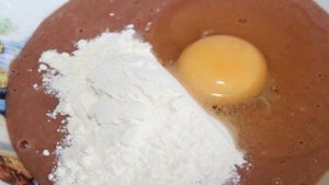 Печеночные оладьи с грибами