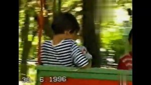 1996 год Шахты Ростовская область центр улица Советская Шевченко  парк аттракционы редкое видео