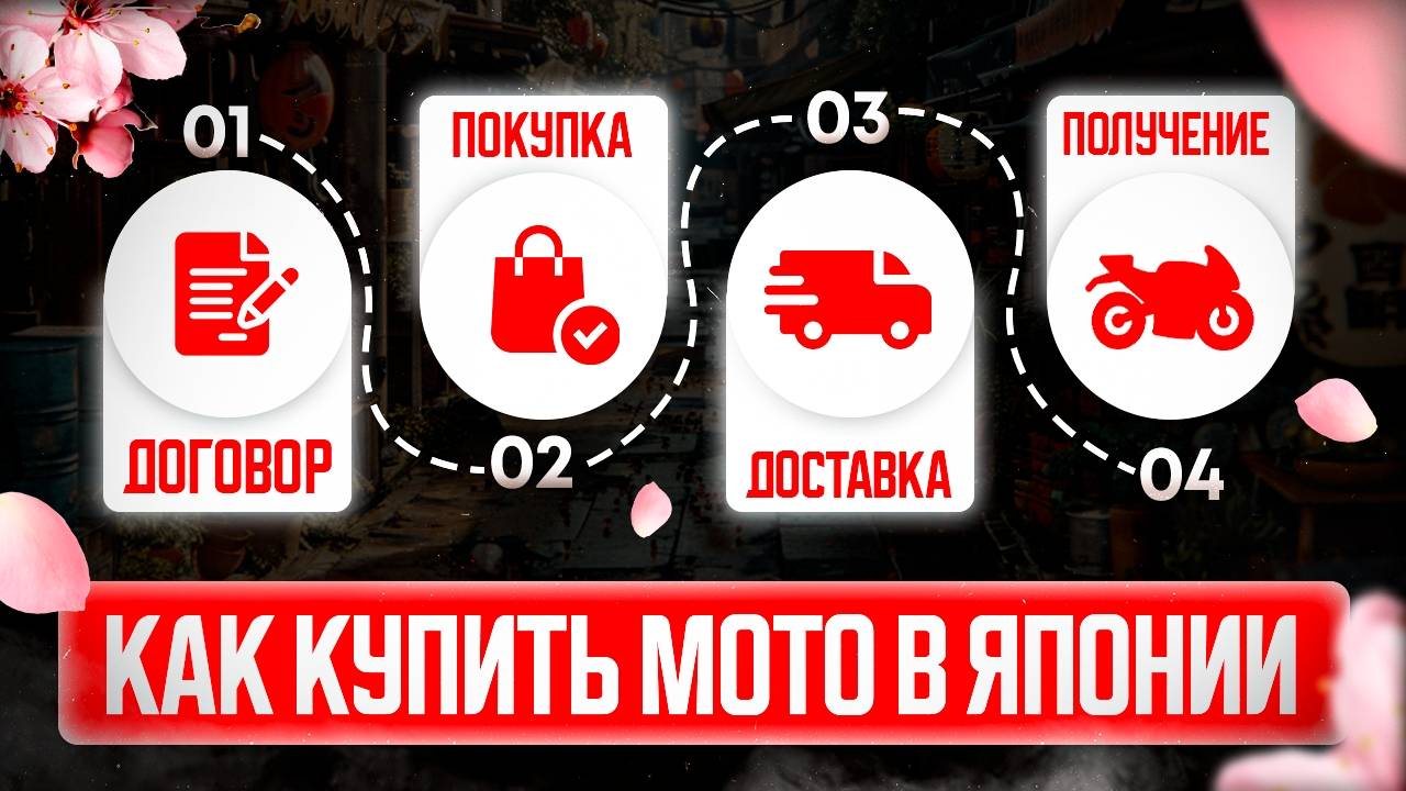 Как привезти мотоцикл с Японского аукциона