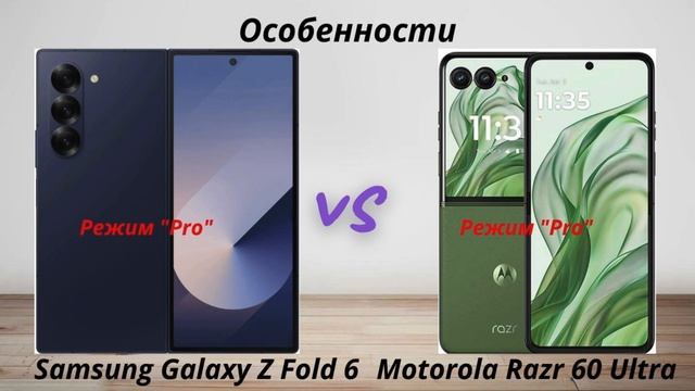 Samsung Galaxy Z Fold 6 против Motorola Razr 60 Ultra: Большие Складные Смартфоны!