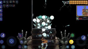 Убиваем Лунного лорда за призывателя в Terraria.